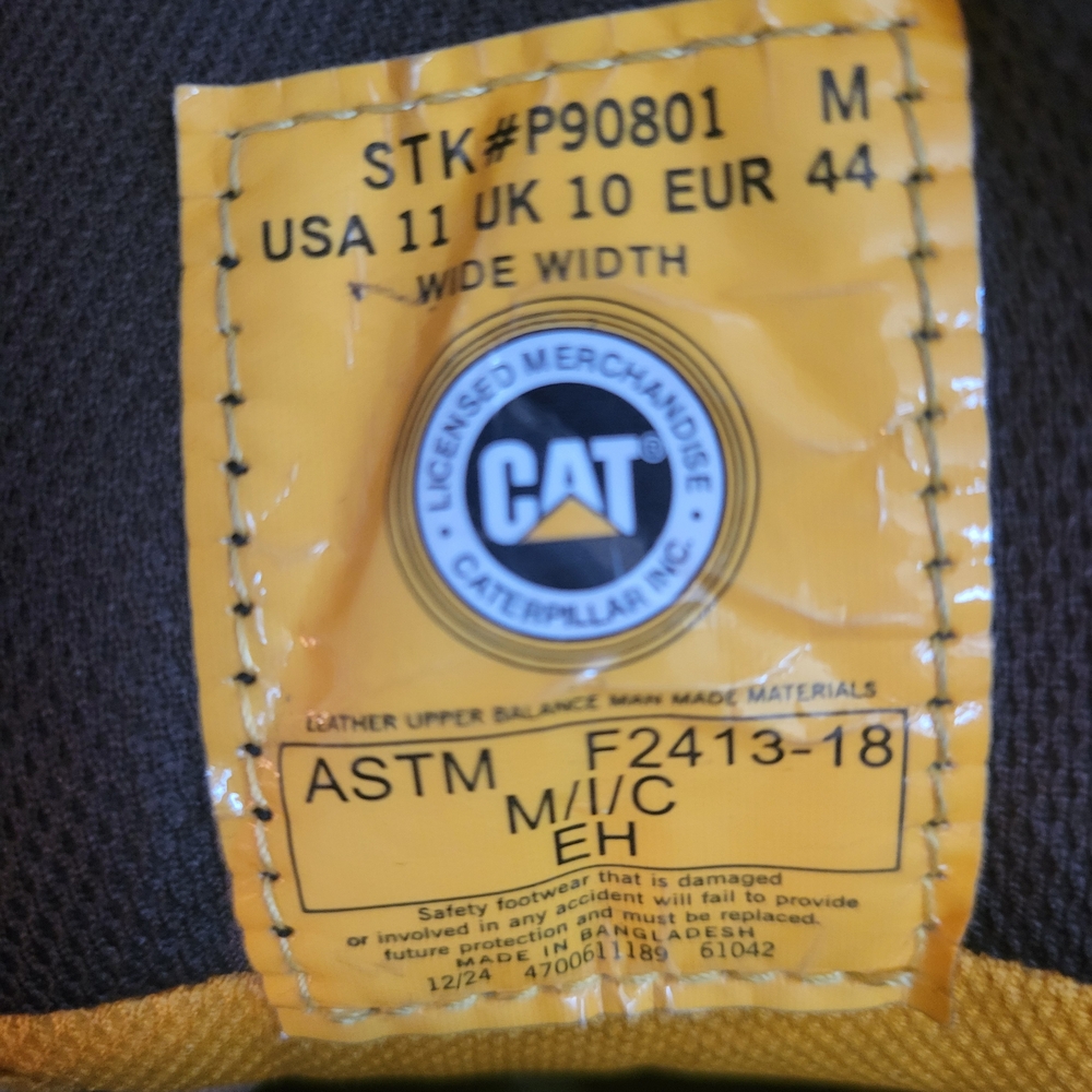 Caterpillar Tan Steel Toe Boots - Picture 2 of 8